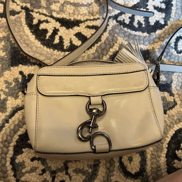 Rebecca Minkoff Cream Crossbody Bag with Lobster Clasp - Picture 1 of 5